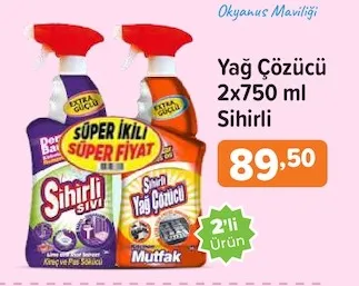 Yağ Çözücü 2X750 Ml Sihirli
