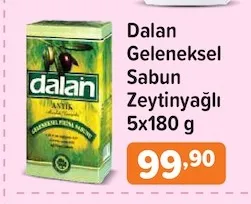 Dalan Geleneksel Sabun Zeytinyağlı 5X180 G