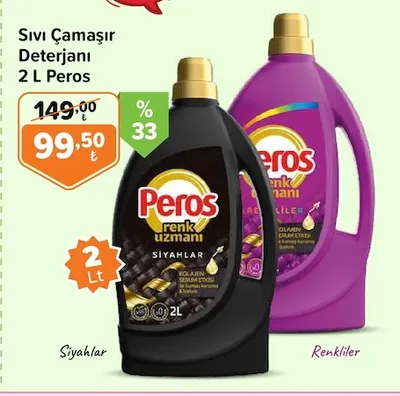 Sıvı Çamaşır Deterjanı 2 L Peros