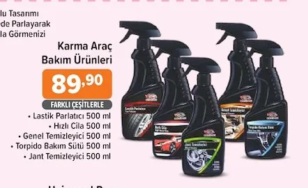 Karma Araç Bakım Ürünleri