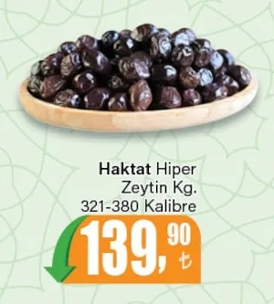 Haktat Hiper Zeytin Kg. 321-380 Kalibre