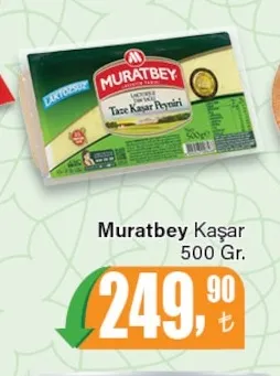 Muratbey Kaşar 500 Gr.
