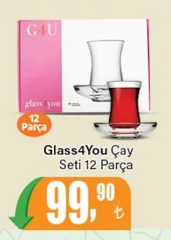 Glass4You Çay Seti 12 Parça