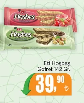Eti Hoşbeş Gofret 142 Gr.