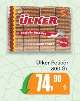 Ülker Petibör 800 Gr.