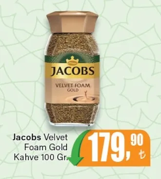 Jacobs Velvet Foam Gold Kahve 100 Gr