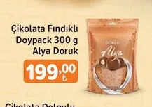 Çikolata Fındıklı Doypack 300 G Alya Doruk