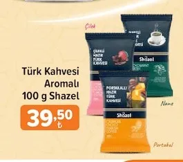 Türk Kahvesi Aromalı 100 G Shazel