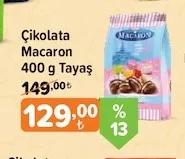 Çikolata Macaron 400 G Tayaş