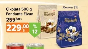 Çikolata 500 G Fondante Elvan