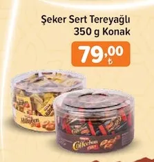 Şeker Sert Tereyağlı 350 G Konak