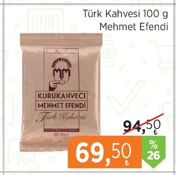 Türk Kahvesi 100 G Mehmet Efendi