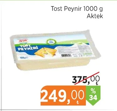 Tost Peynir 1000 G Aktek