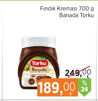 Fındık Kreması 700 G Banada Torku