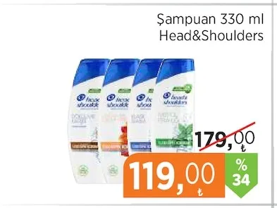 Şampuan 330 Ml Head&Shoulders