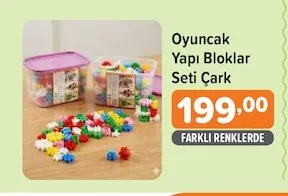 Oyuncak Yapı Bloklar Seti Çark