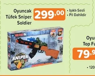 Oyuncak Tüfek Sniper Soldier