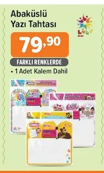 Abaküslü Yazı Tahtası