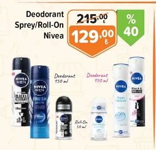 Deodorant Sprey/Roll-On Nivea