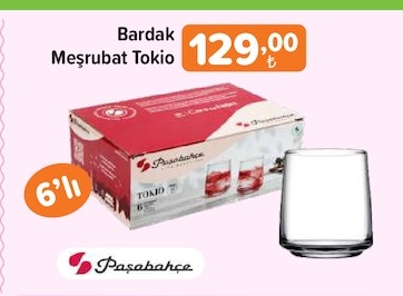 Bardak Meşrubat Tokio 6'Lı