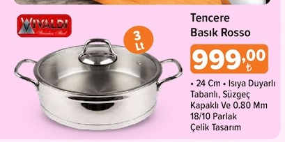 Tencere Basık Rosso