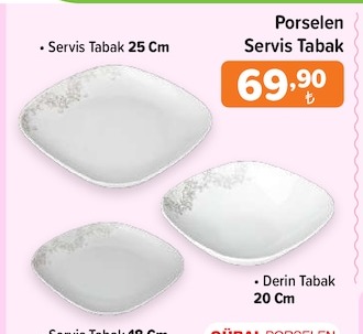 Porselen Servis Tabak