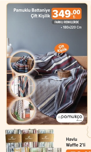 Pamuklu Battaniye Çift Kişilik