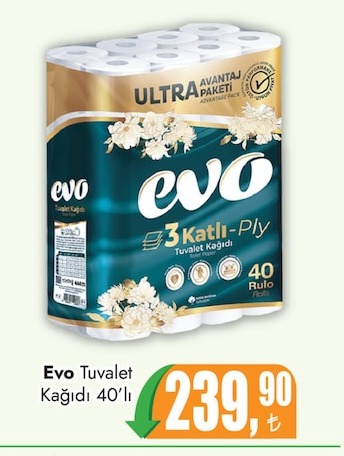 Evo Tuvalet Kağıdı 40'Lı