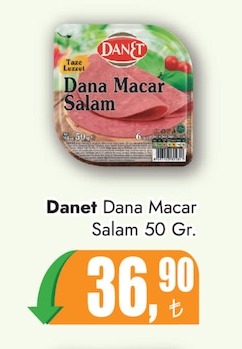 Danet Dana Macar Salam 50 Gr.