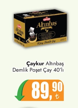Çaykur Altınbaş Demlik Poşet Çay 40'Lı