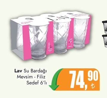Lav Su Bardağı Mevsim - Filiz Sedef 6'Lı