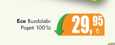 Ece Buzdolabı Poşeti 100'Lü