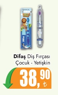 Difaş Diş Fırçası Çocuk - Yetişkin