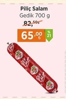 Piliç Salam Gedik 700 G