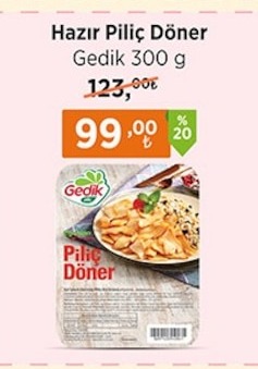 Hazır Piliç Döner Gedik 300 G