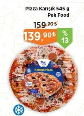 Pizza Karışık 545 G Pek Food