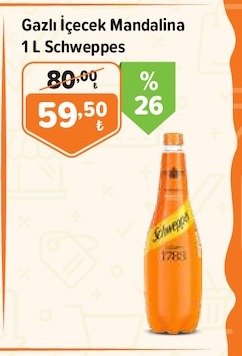 Gazlı İçecek Mandalina 1 L