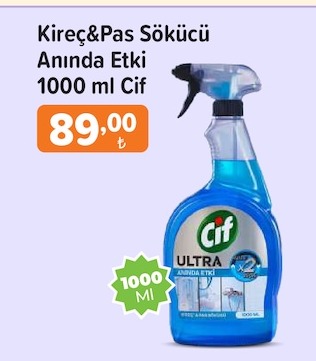 Kireç&Pas Sökücü Anında Etki 1000 Ml Cif