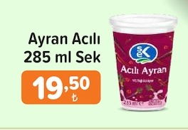 Ayran Acılı 285 Ml Sek