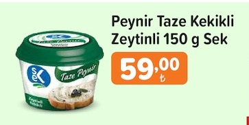 Peynir Taze Kekikli Zeytinli 150 G Sek