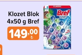 Klozet Blok 4X50 G Bref