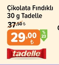 Çikolata Fındıklı 30 G Tadelle