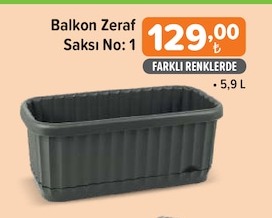 Balkon Zeraf Saksı No: 1