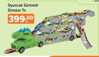 Oyuncak Sürtmeli Dinozor Tır