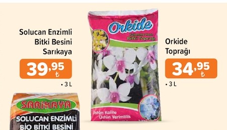 Solucan Enzimli Bitki Besini Sarıkaya 3 L