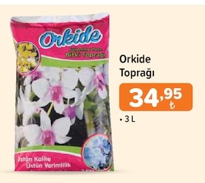 Orkide Toprağı 3 L