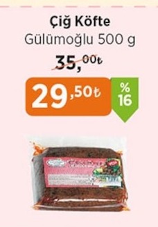 Çiğ Köfte Gülümoğlu 500 G