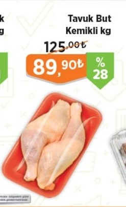 Tavuk But Kemikli Kg