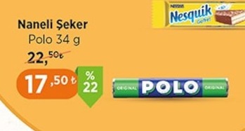 Naneli Şeker Polo 34 G