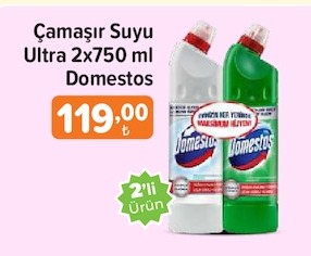 Çamaşır Suyu Ultra 2X750 Ml Domestos